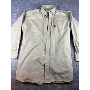 DisneyWorld Long Sleeve Button Down Embroidered Mickey Mouse Shirt Medium XL‎